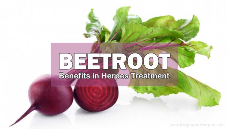 Beetroot, Benefit in Herpes Treatment