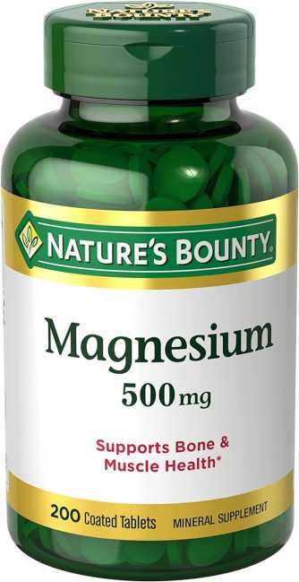 Magnesium supplement amazon Natures Bounty